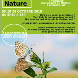 Inscriptions Journée du Loisir Nature – 24/10