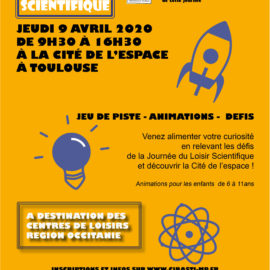 Journée du Loisir Scientifique – 9 avril 2020