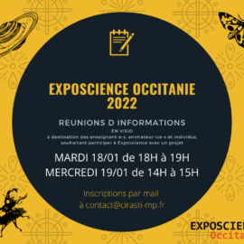 Réunions Informations EXPOSCIENCE OCCITANIE 2022