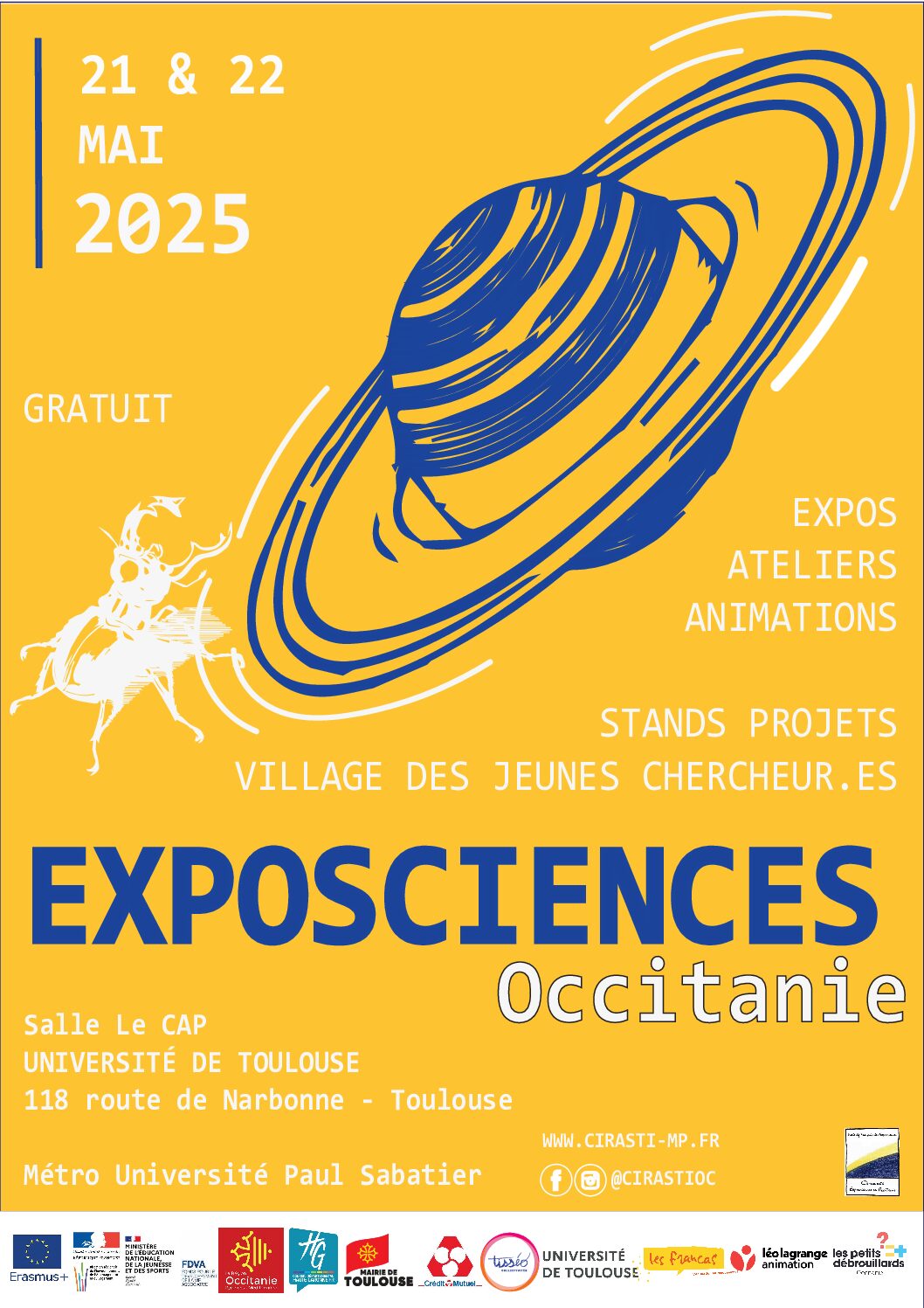 Appel à projets Exposciences Occitanie 2025